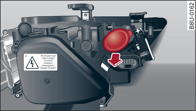 Phare principal : cache du clignotant